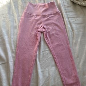 Extra Small ALO yoga leggings in color (candy pink)